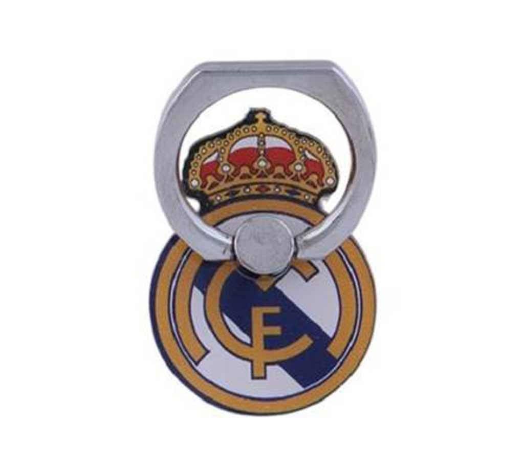 Real Madrid Ring Stand for Mobile - White
