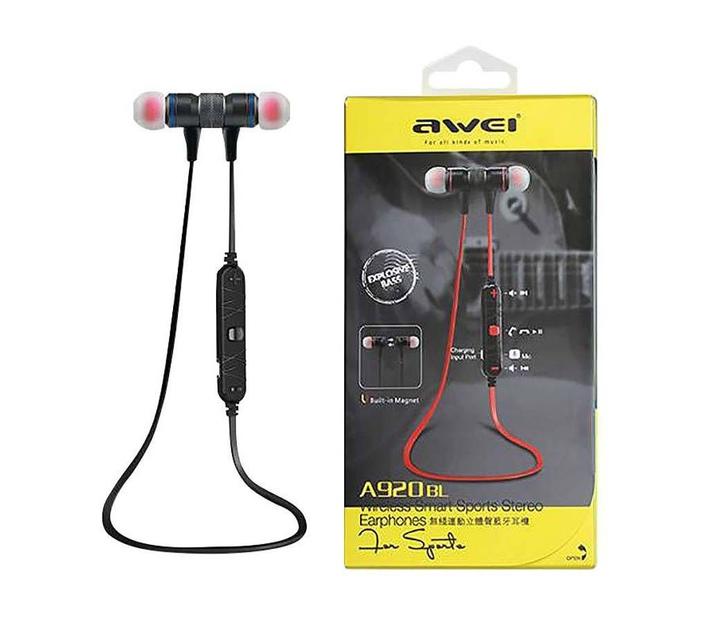 Awei Awei 920 BL Bluetooth Headphone - Black