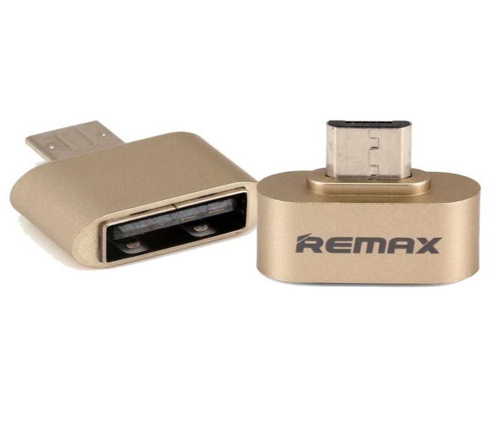 Remax OTG Micro USB To USB Adapter RA-OTG - Golden