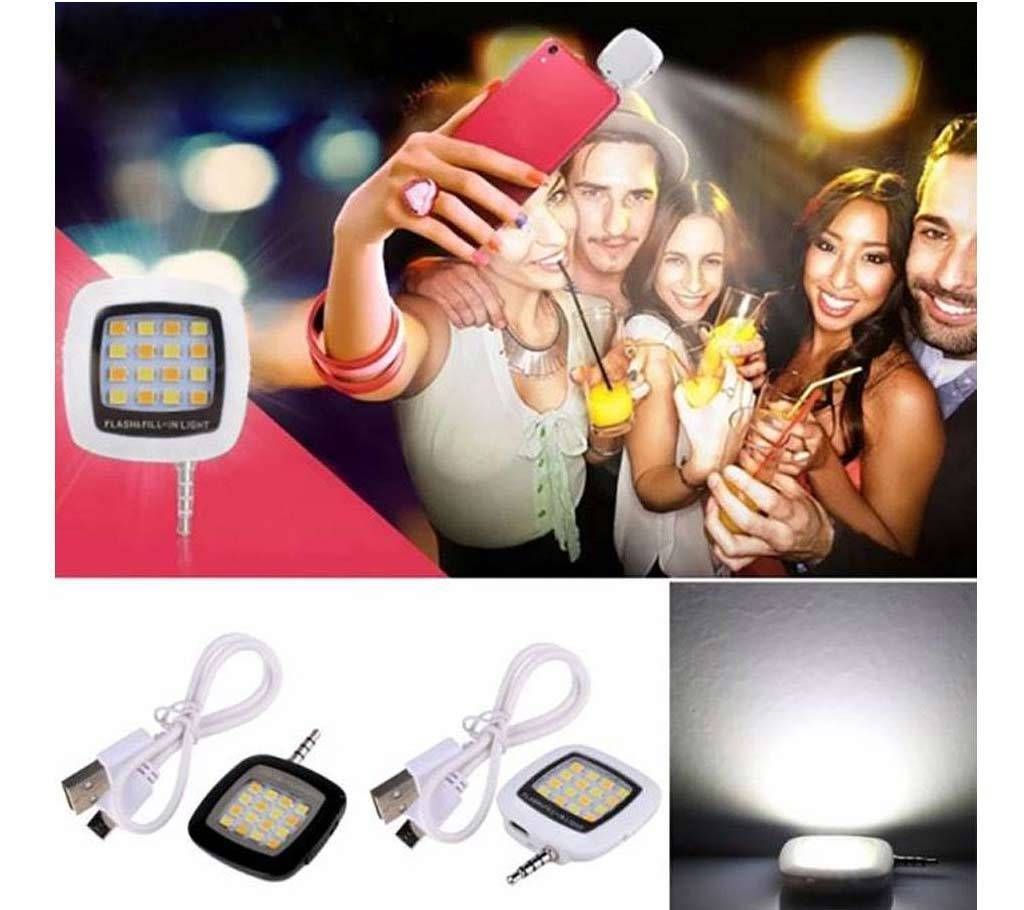 LED Selfie Flash Light (16pc Light)