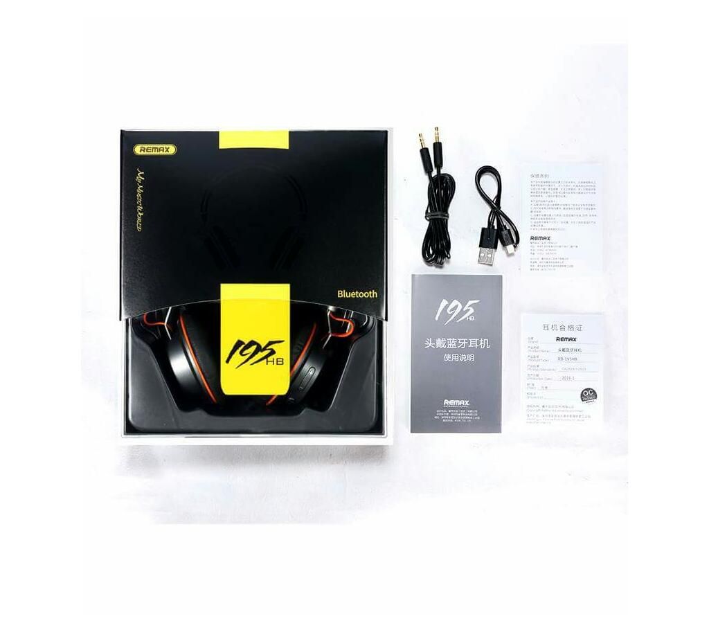 REMAX BLUETOOTH HEADPHONE WITH MICROPHONE  RB-195HB (100% original)