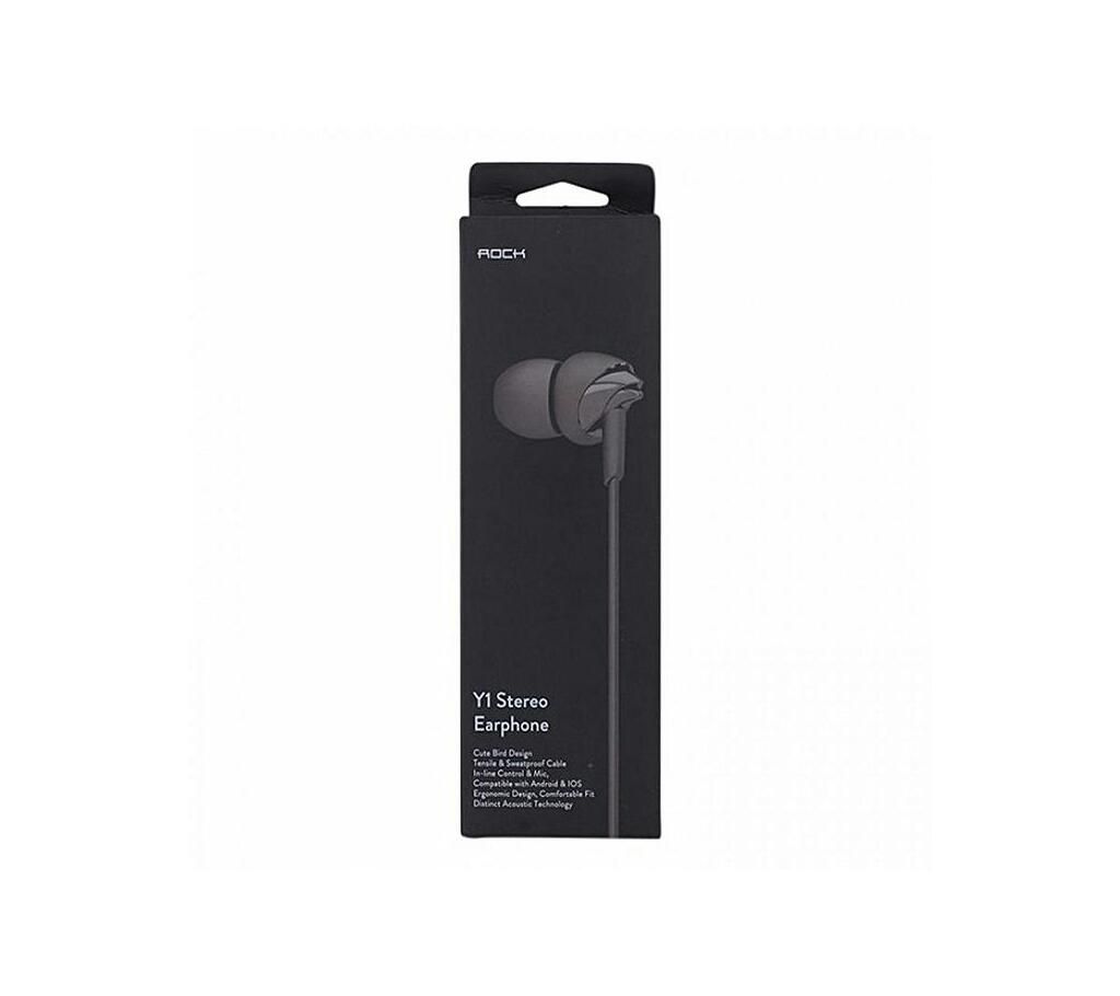 ROCK Y1 Wired Stereo Earphone