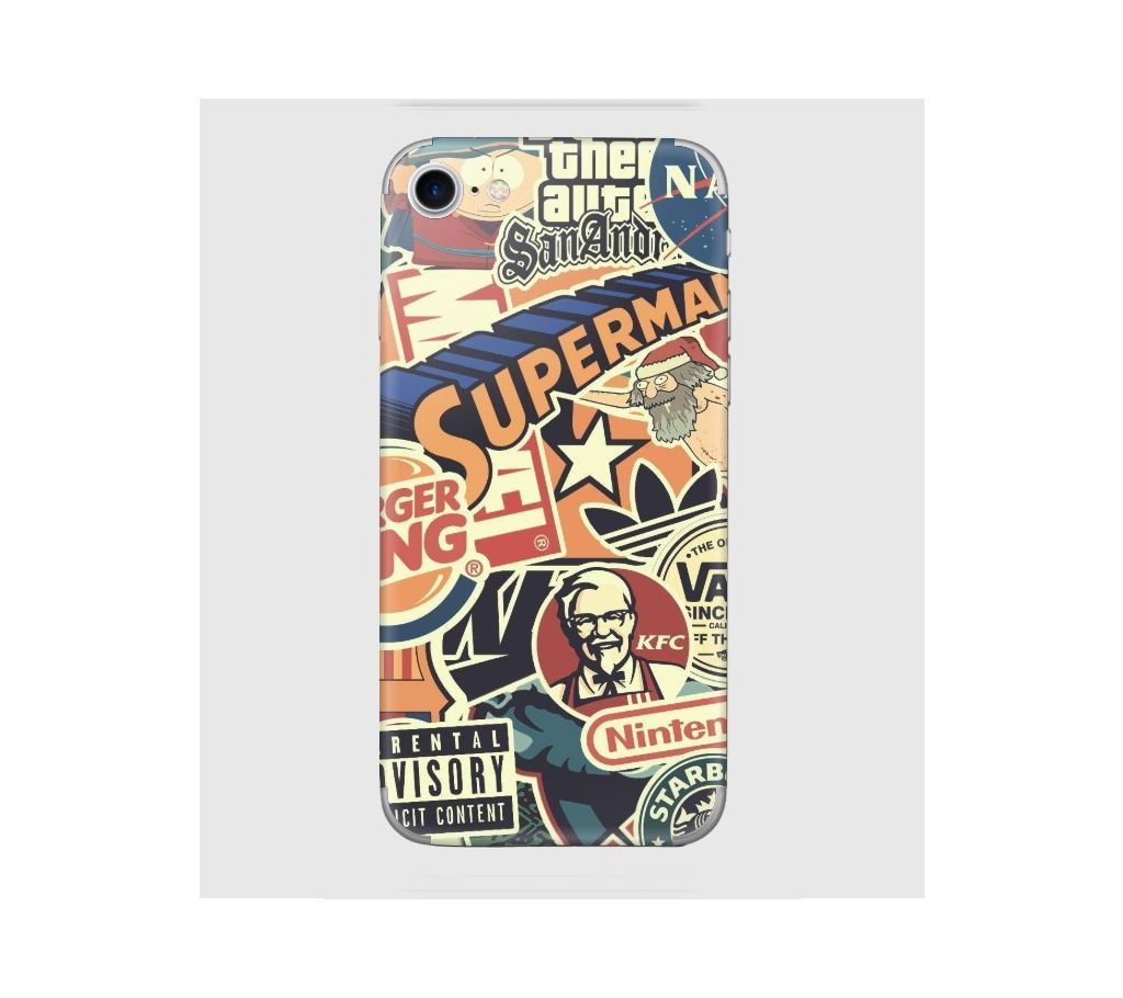 iPhone 7 Rubber Silicon UV laser Printed Soft cover