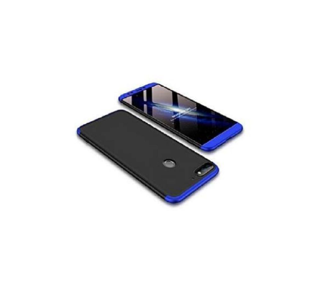 Xiaomi Redmi 6 GKK 360 Degree Double Dip 3 in 1 Hard Shockproof Back Case Cover blue Xiaomi Redmi 6 GKK 360 Degree Double Dip 3 in 1 Hard Shockproof B