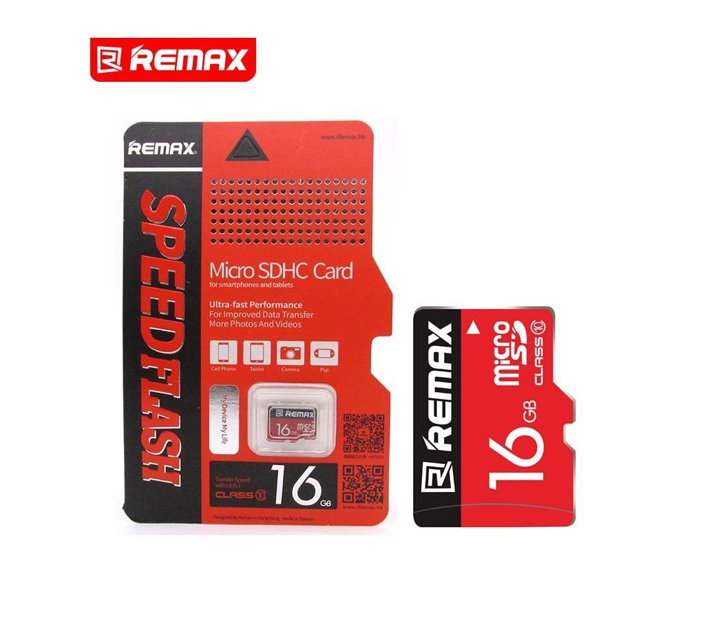 Original Remax Class 10 Memory card 16GB