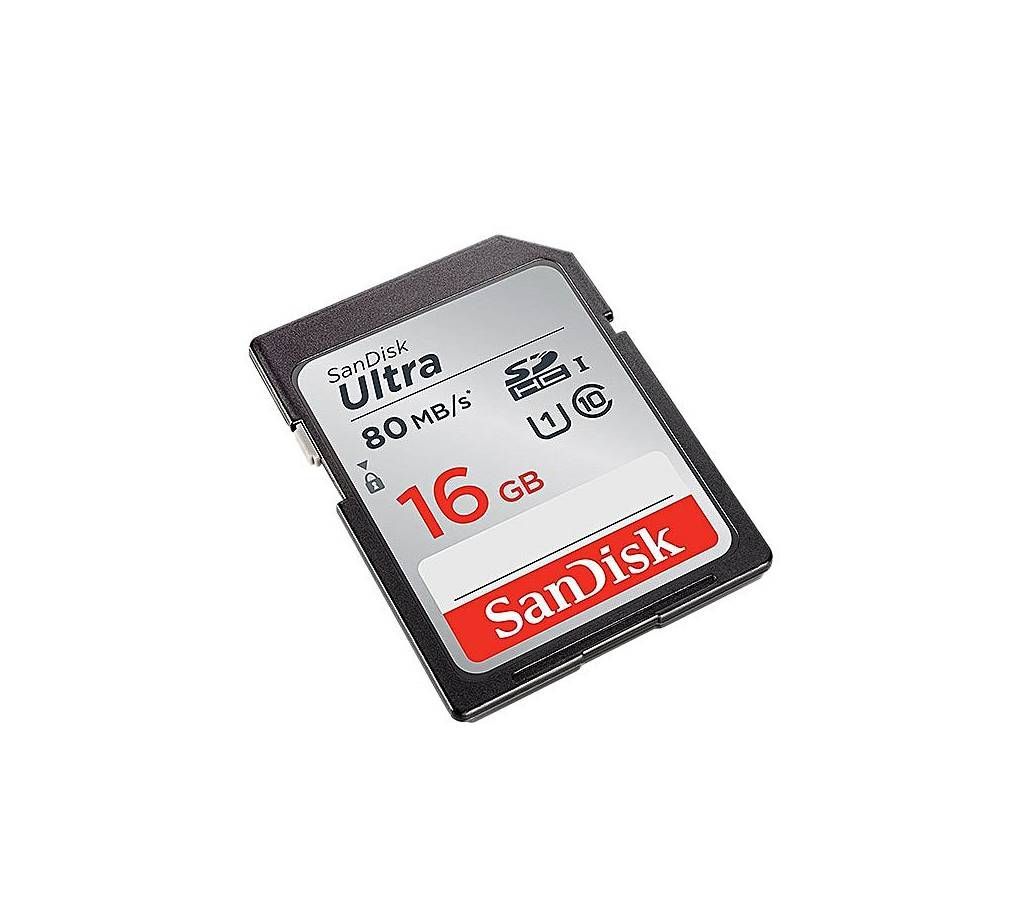 Sandisk Ultra Class 10 UHS-I 16GB SDHC
