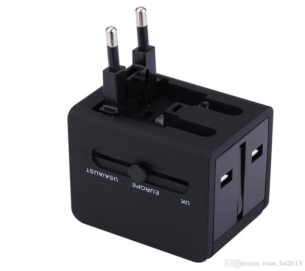 2.1A Travel Power Adapter - Black