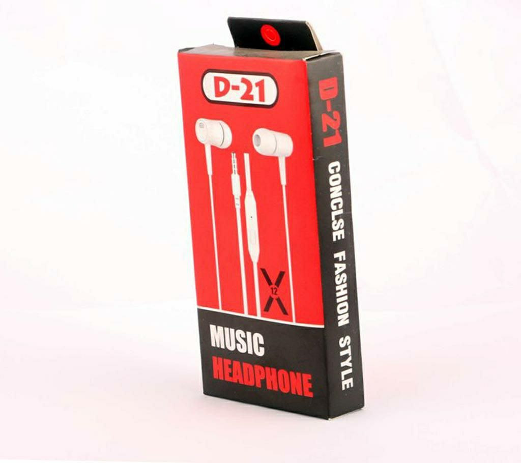 heavy bass sterio wired earphone 