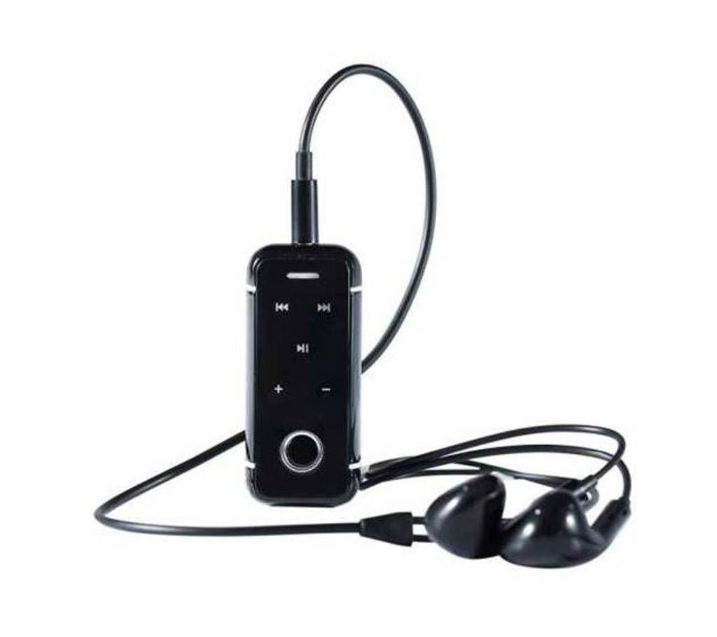 Bluetooth receiver with eartphone headset