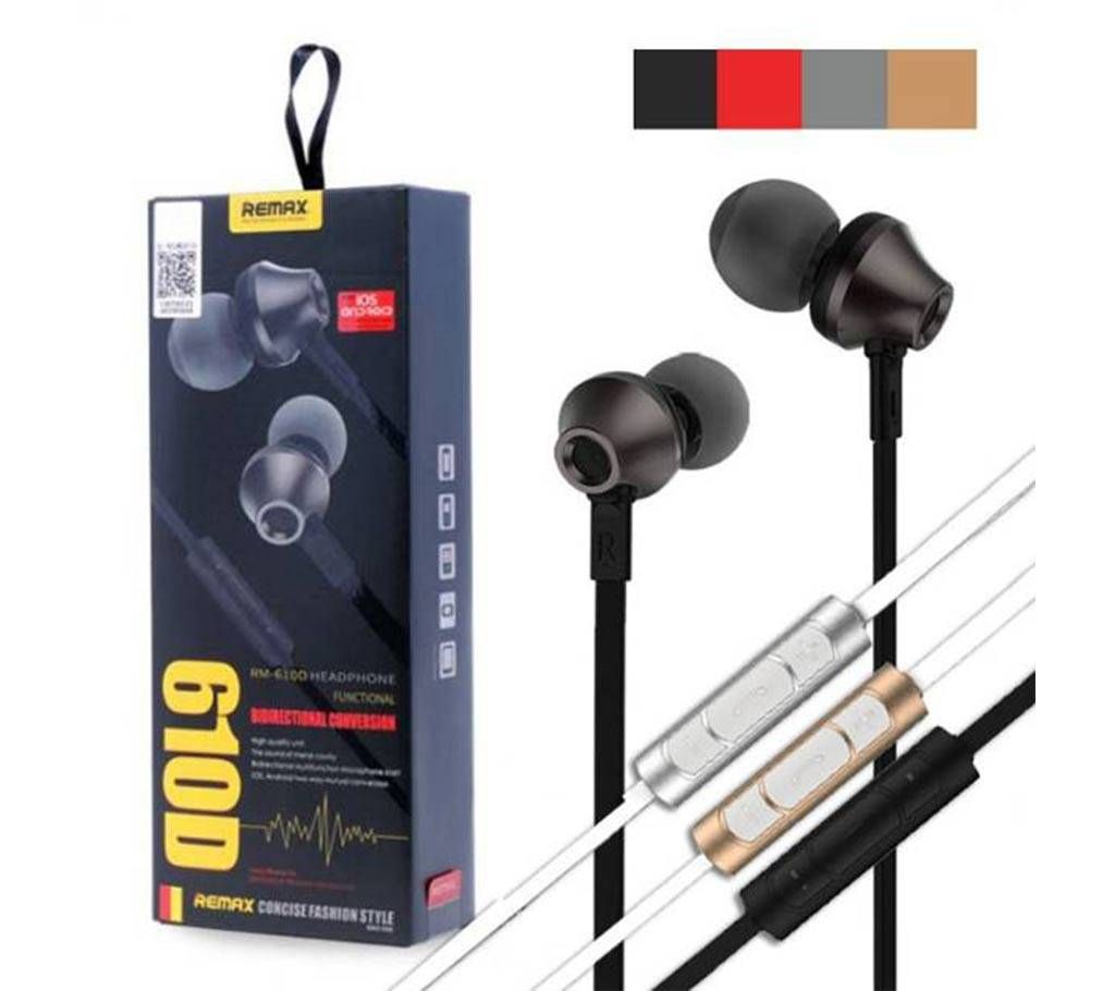 REMAX RM-610D Super Base IN-ear Earphone