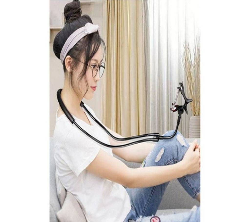 Universal Mobile Phone Neck Mount Lazy Holder 