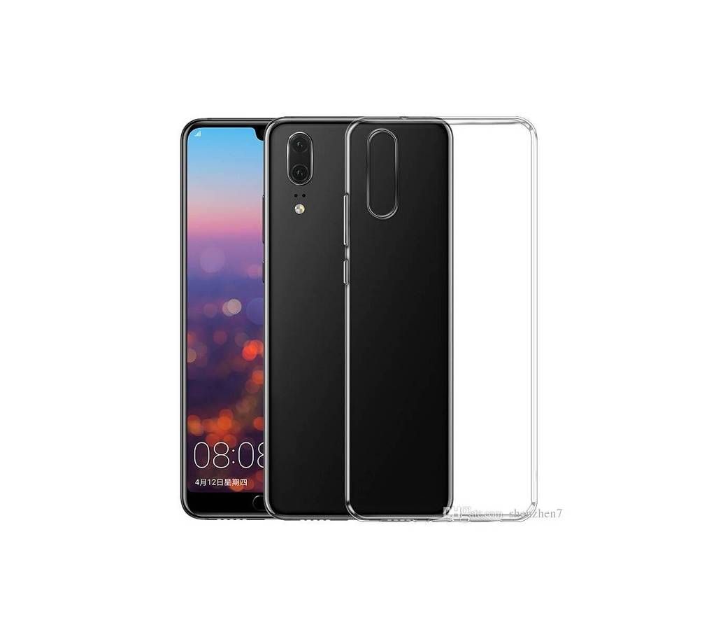 Clear Hard Case Cover - Transparent for Huawei P20 Lite