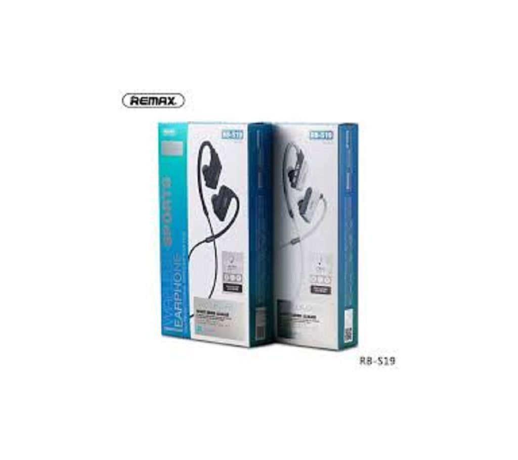 REMAX RB - S19 Magnetic Bluetooth Earphone - Black