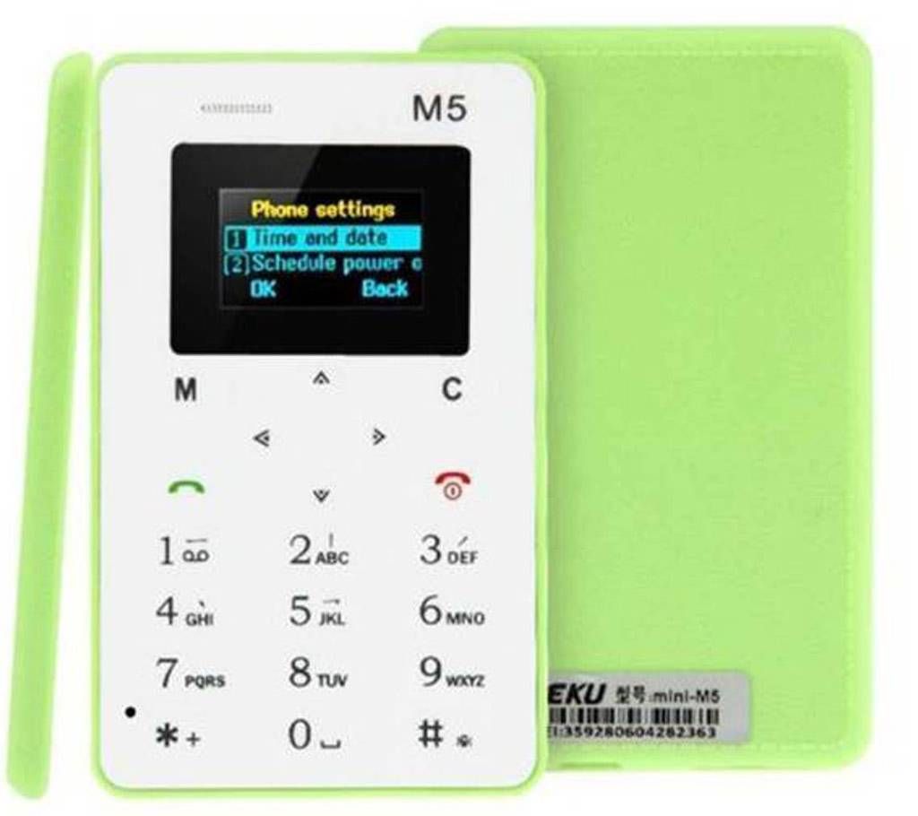 AIEK M5 মিনি কার্ড মোবাইল ফোন