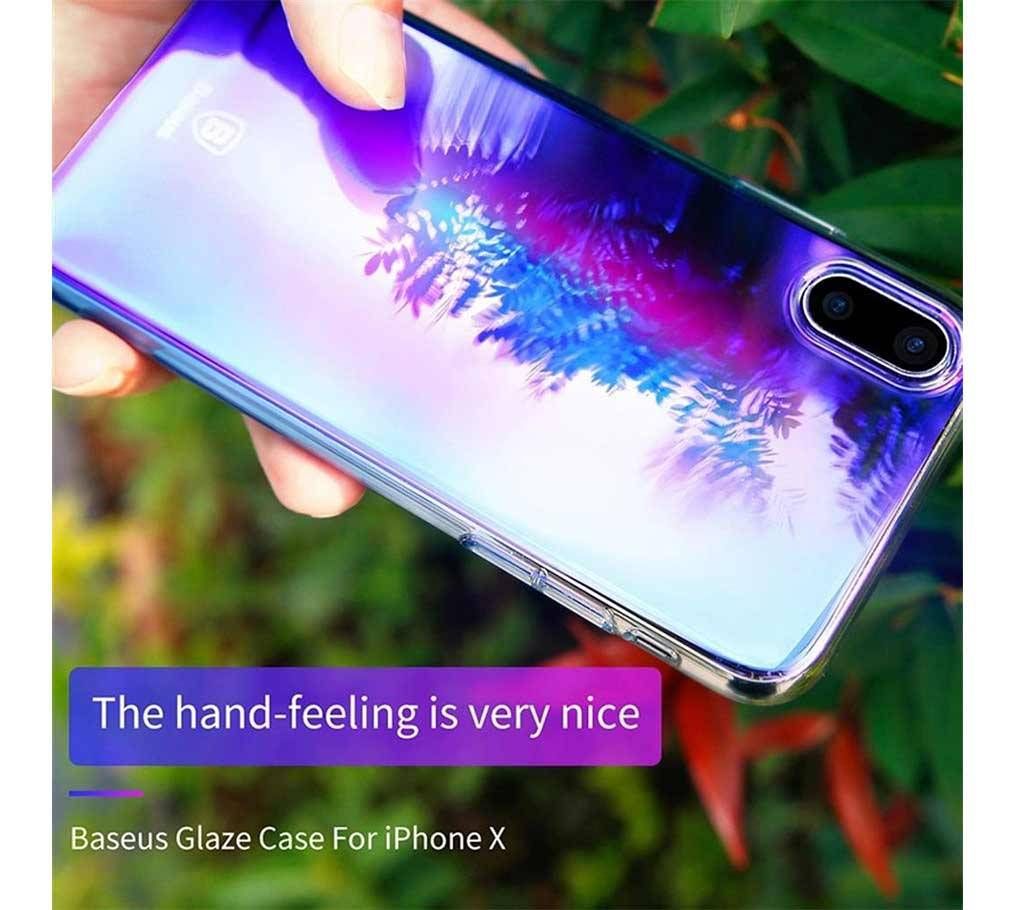 Baseus Phone Case For iPhone X 10 Capinhas Gradient Color Ul