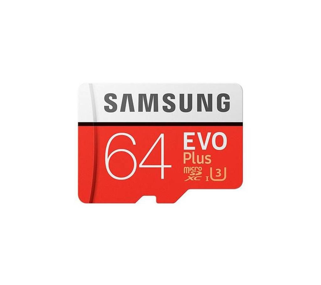 Samsung EVO Plus Class 10 Micro SDXC Memory Card - 64GB