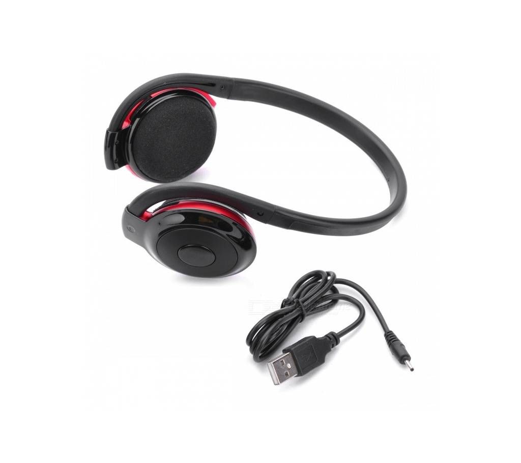 BH-503 Bluetooth Stereo Hands free Headset - Black + Red