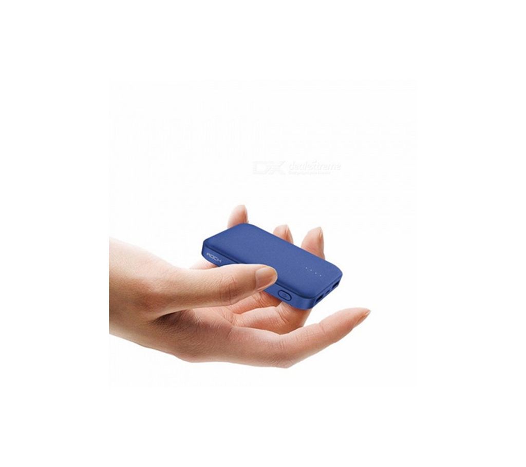 Portable Charger 10000mAh Cell Phone mini Power Bank External Battery Backup Pack ROCK (P51) Dual Input