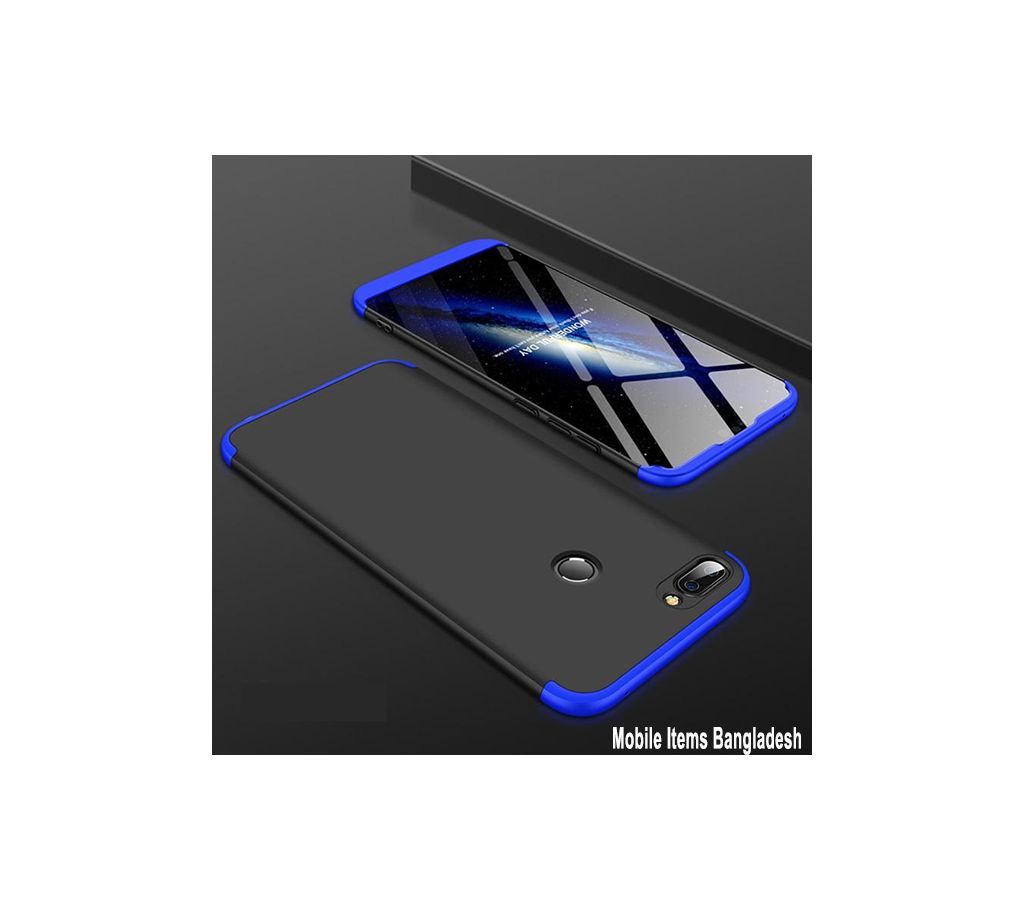 360 Degree Phone Case for Huawei Honor 9N/9I-Blue And Black