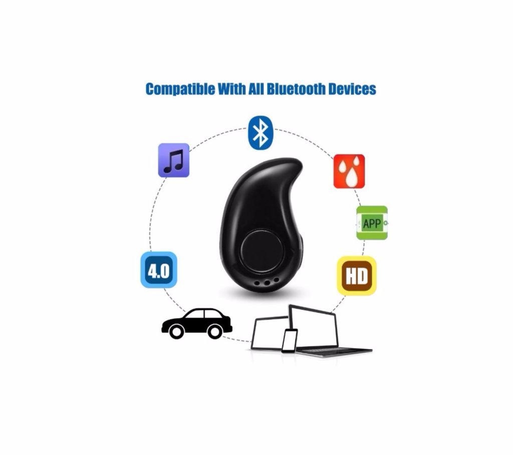 S530 Mini Wireless Bluetooth Earphone With Charger(1 pcs)