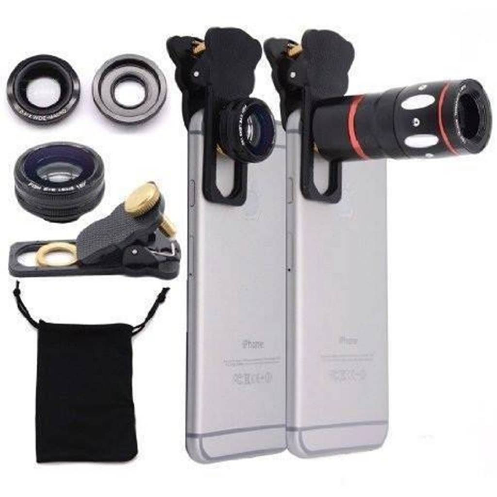 4 in 1 Wide Angle Macro Fisheye 10X lens 