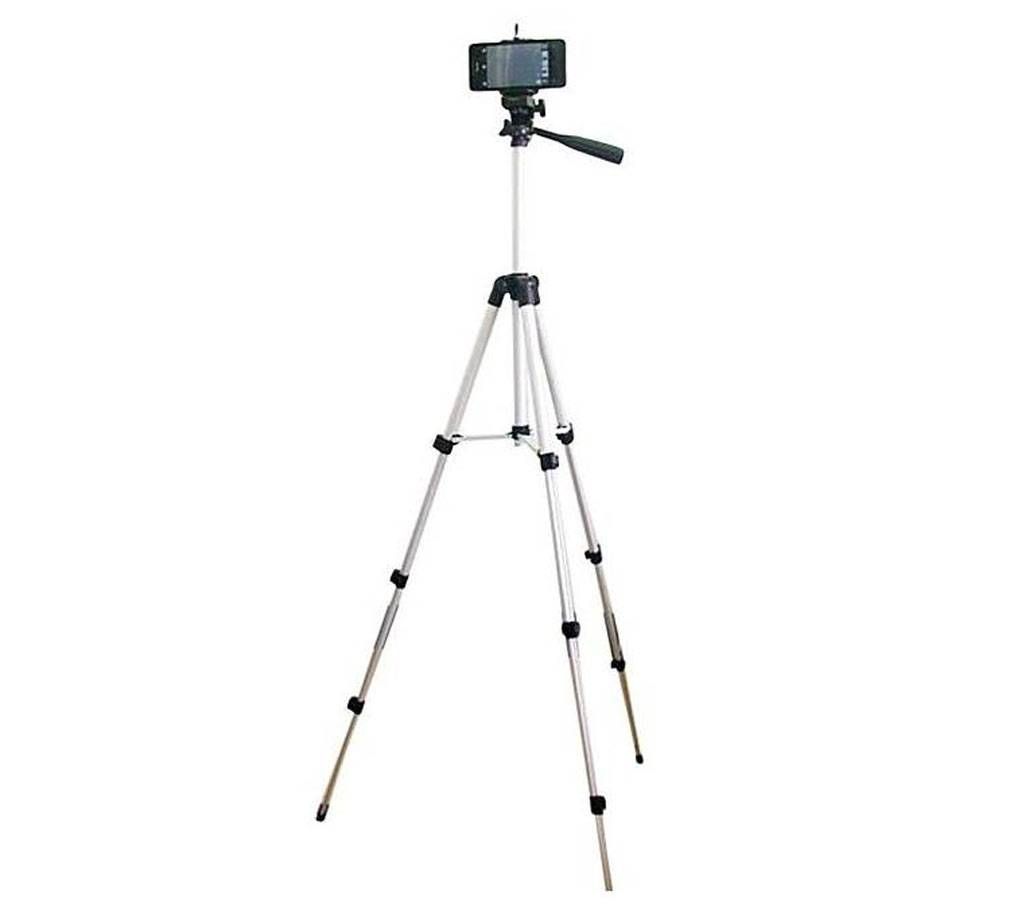 Tripod Camera Stand and Mobile Stand - White and Black