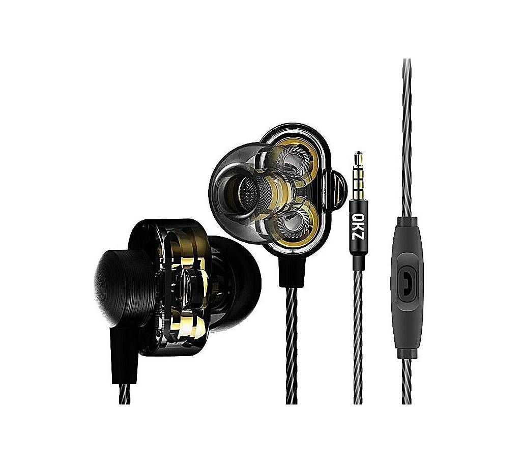 QKZ DM8 Sport Headset Mini Earphone - Black
