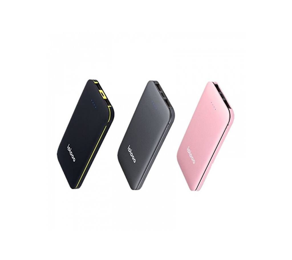 IPIPOO Portable Mobile Charger 8000mAh Power Bank Metal Body