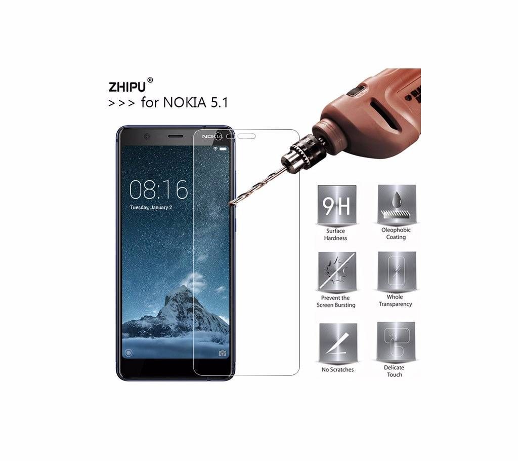 Nokia 5.1 5D Screen Protector Black color