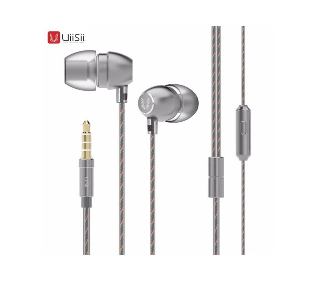Uiisii HM7 Metal Wired Heavy Bass Earphones with Microphone