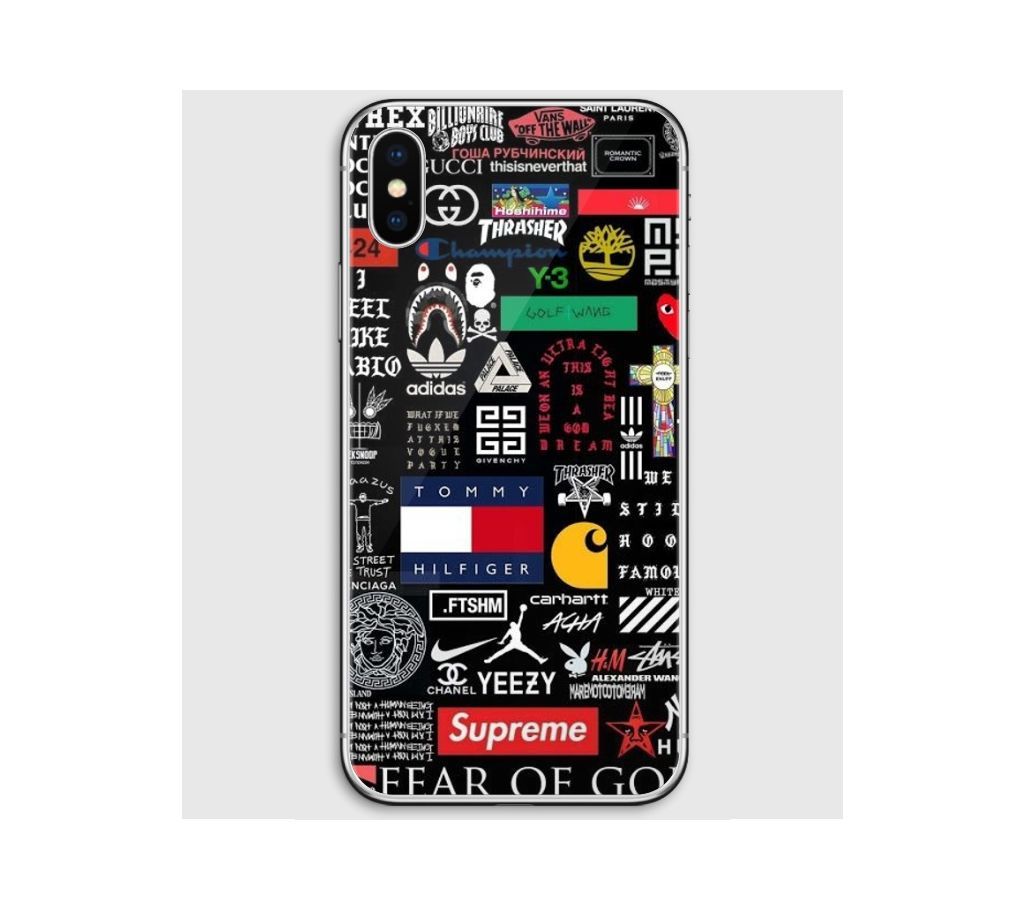 iPhone X Rubber Silicon UV laser Printed Soft cover