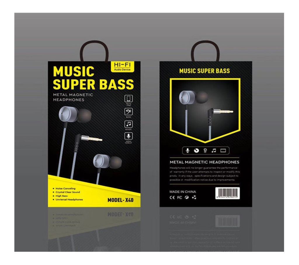 2019 Metal Earphone for Xiaomi Earphone Wired Headset