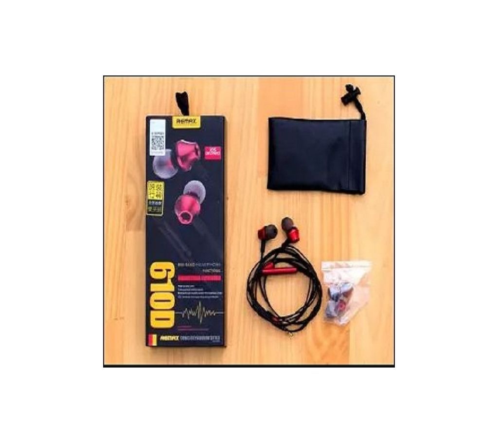REMAX 610D Extra bass Stereo Earphone 