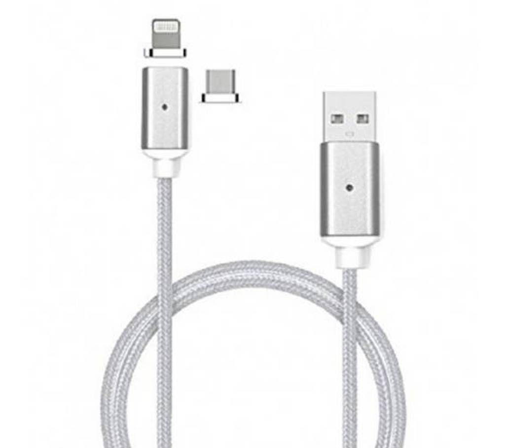 Metal Magnetic Data Cable Apple And Android