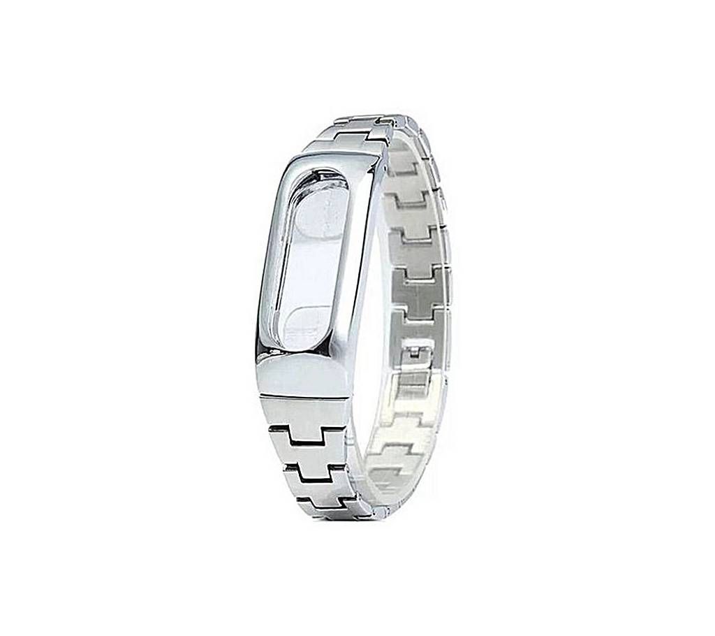 Xiaomi Mi Band 2 Stainless Steel Bracelet Strap - Silver