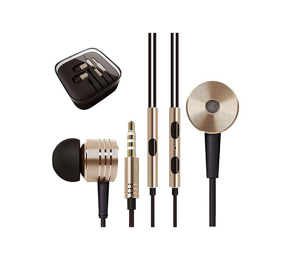 Mi Earpods Mic Earphone - Gold black silver