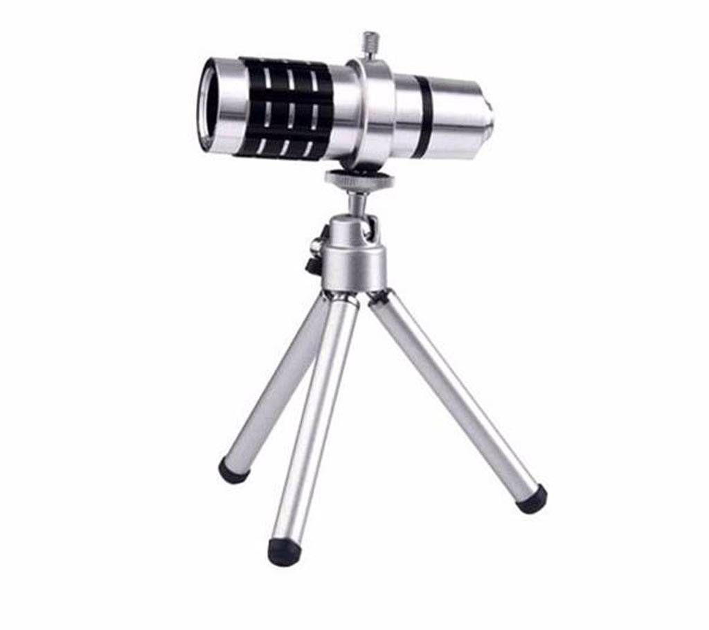 Universal 12X Zoom Telescope Mobile Camera Lens