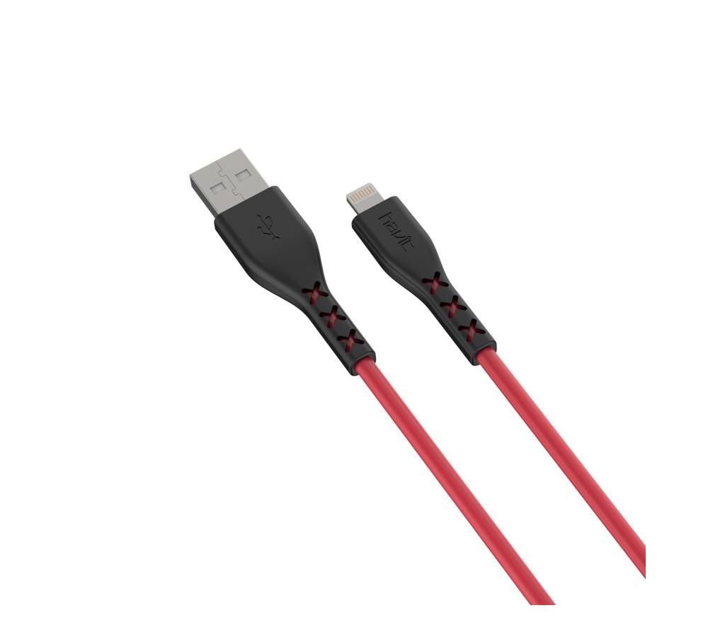 HAVIT  H66 USB to Lightning Anti-broken 2.0A Data Cable X-type Design For iphone