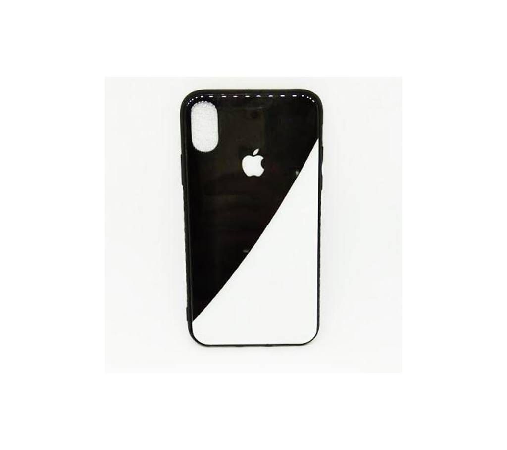 Case for i-phone x , GUANHAO Soft TPU Bumper Tempered Glass Back Ultra Thin Gradual Change Scratch Resistant Shock Absorption Fashion Protective Case for iphone x