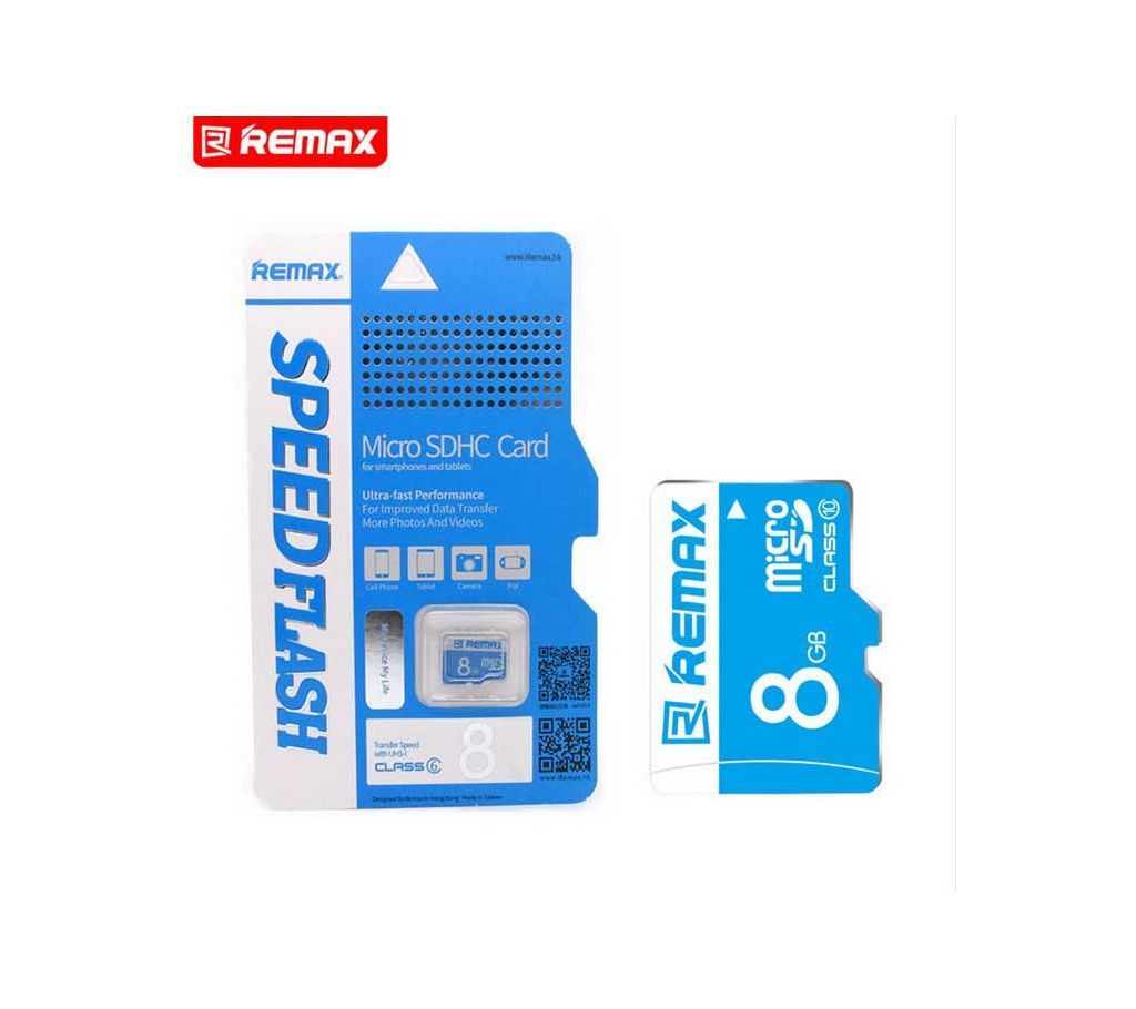 Original Remax Class 10 Memory card 8GB