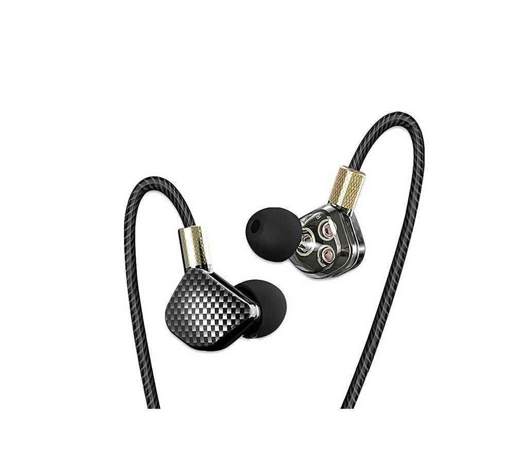 qkz kd6 3 earphone-black