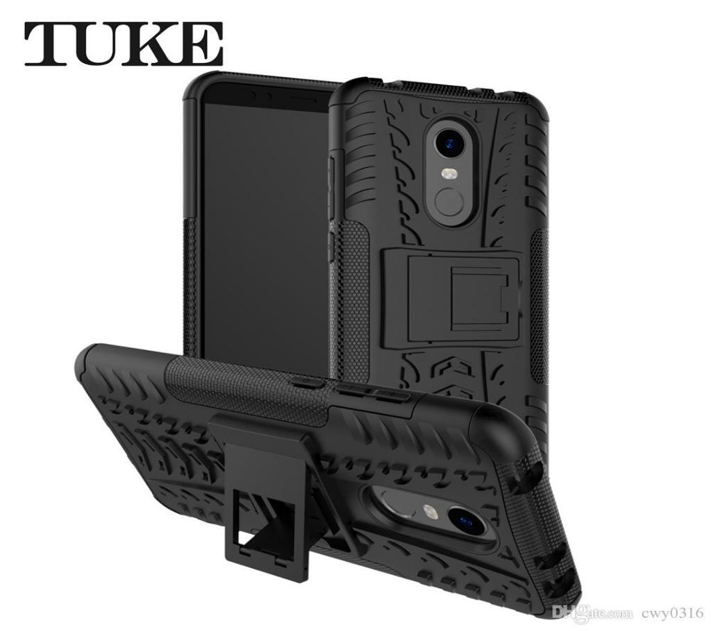 Xiaomi Redmi 5 Plus Armor Shockproof Phone Back Cover - Black
