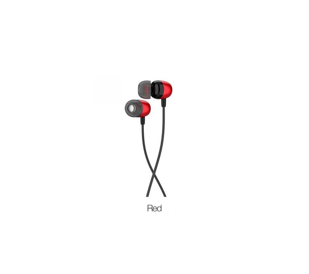M31  Earphones with Mic -Red