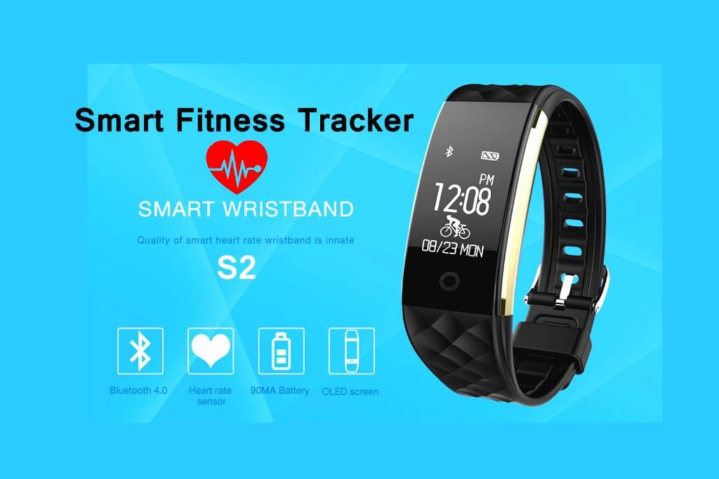 Smart Wristband with Fitness Tracker