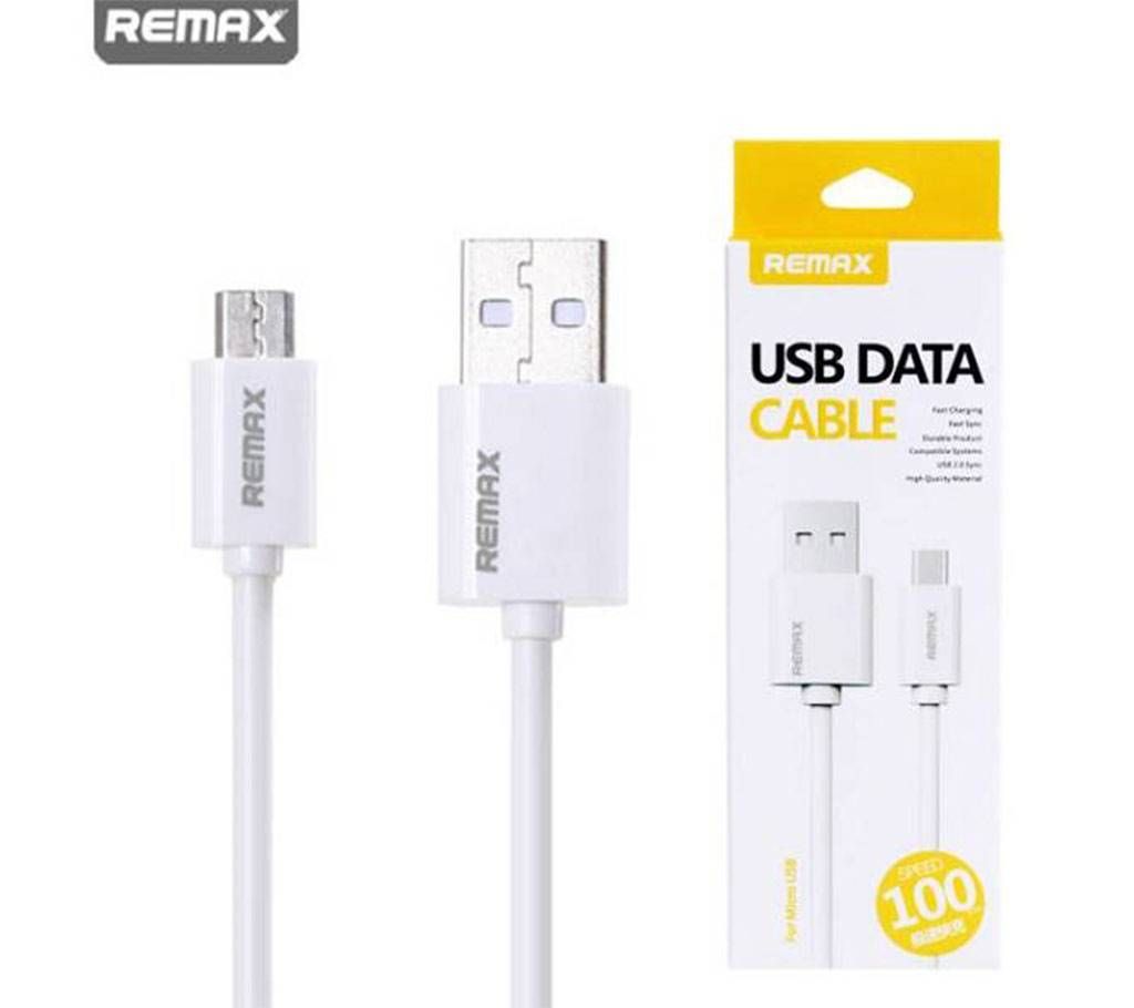REMAX Micro USB Fast Charger Cable - White