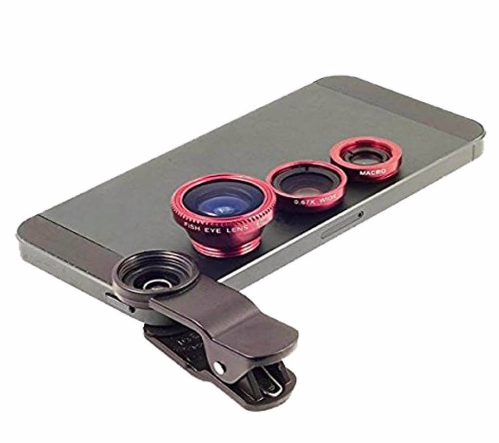 Universal clip Lens 3 in 1