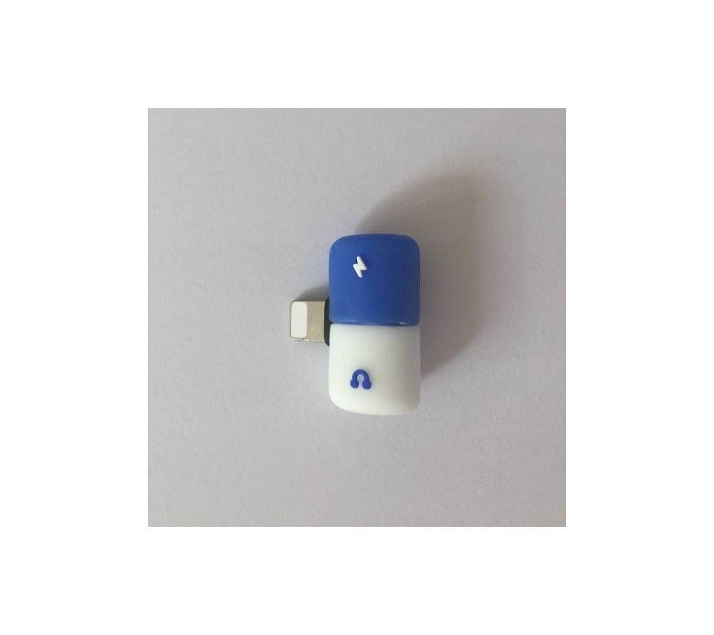 2 in 1 iPhone lightning adapter for audio and charging