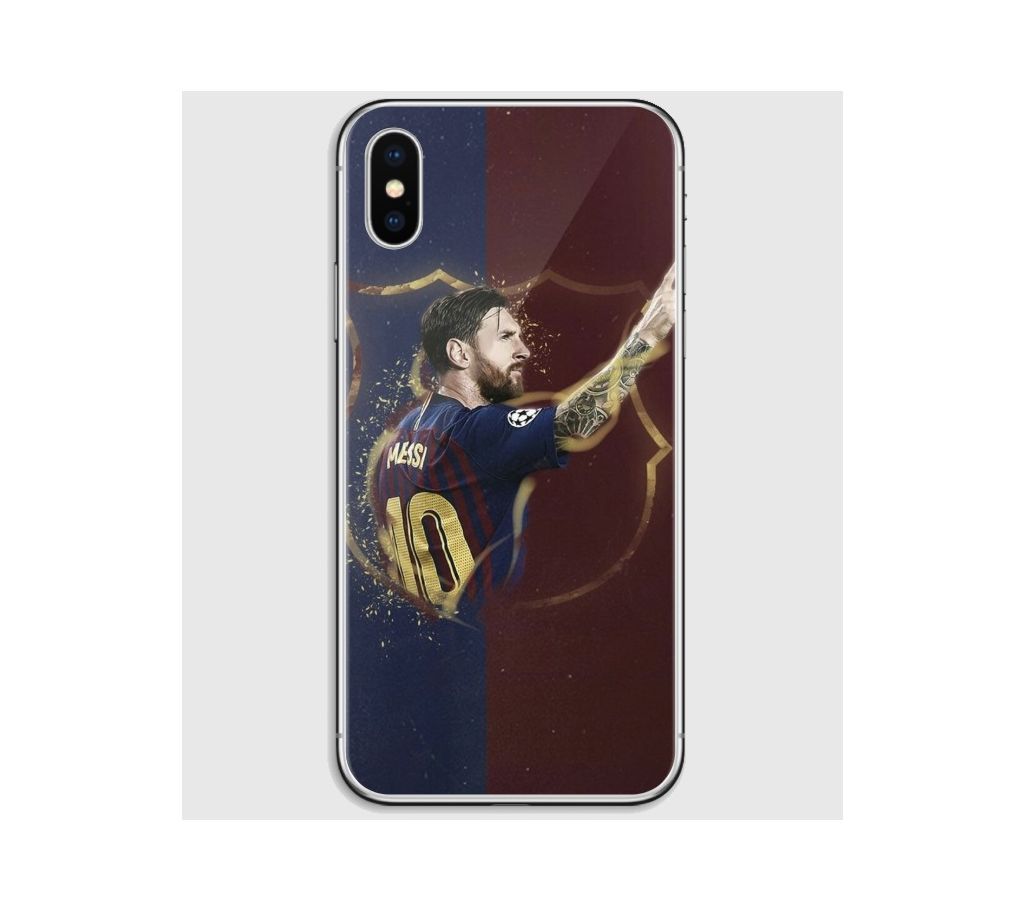 iPhone XS Rubber Silicon UV laser Printed Soft cover