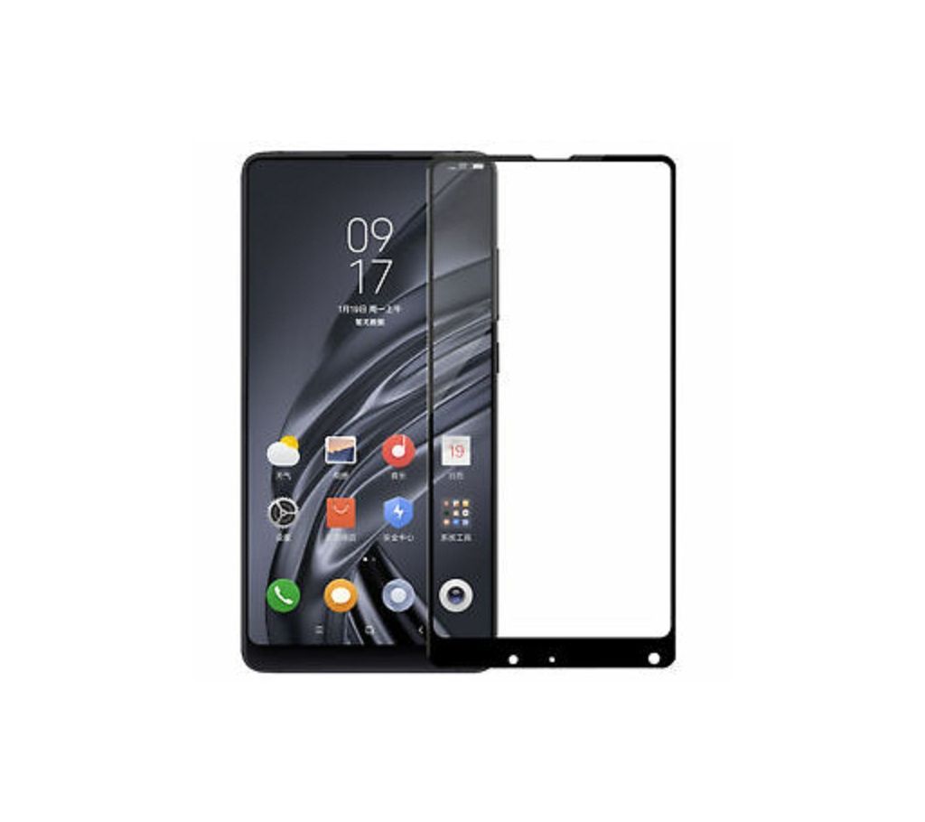 Xiaomi Mi Mix 2/2s Tempered Glass Protector 6D-Black Transparent