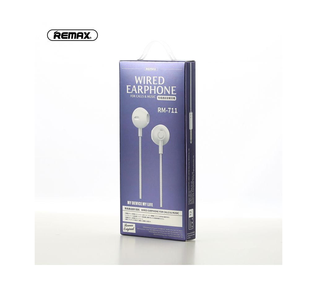 RM-711 WIRE CONTROLLED EARPLUG TYPE EARPHONE